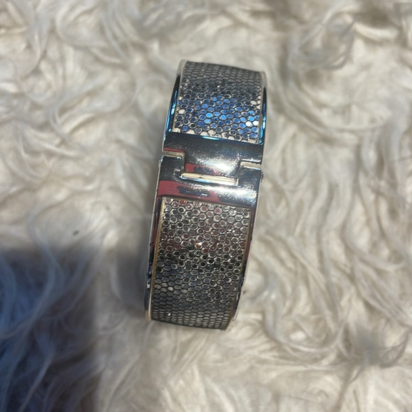 3/$20 Thick, sparkly silver bangle bracelet! - Picture 5 of 5